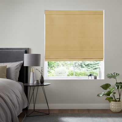 Product photograph of Mina Sunflower Roman Blind from Choice Furniture Superstore