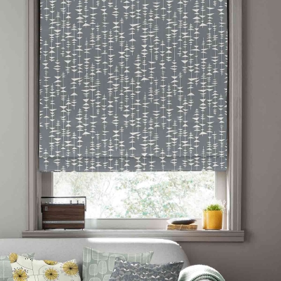 Product photograph of Missprint Ditto Liquorice Roman Blind from Choice Furniture Superstore