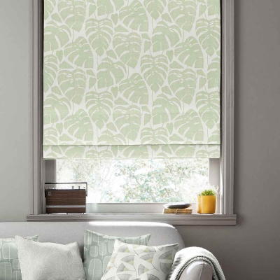 Product photograph of Missprint Guatemala Olive Roman Blind from Choice Furniture Superstore