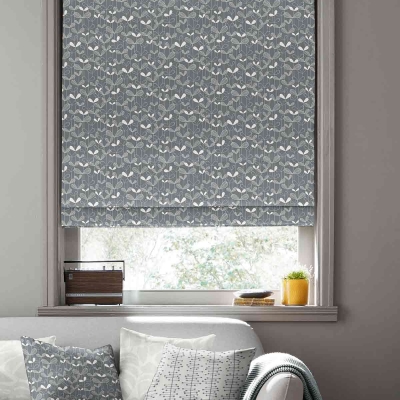 Product photograph of Missprint Saplings Graphite Roman Blind from Choice Furniture Superstore