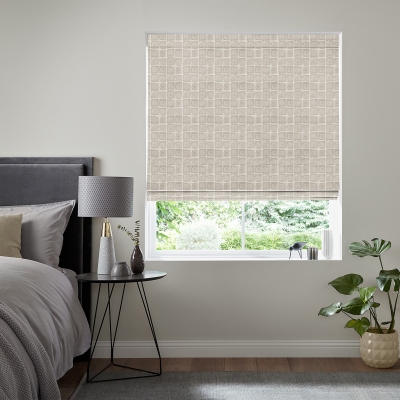 Product photograph of Nico Pewter Roman Blind from Choice Furniture Superstore