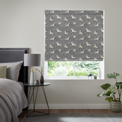 Olivia Slate Roman Blind