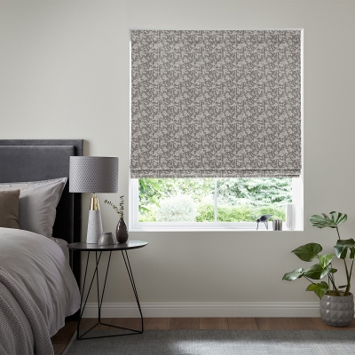Product photograph of Pavard Graphite Roman Blind from Choice Furniture Superstore