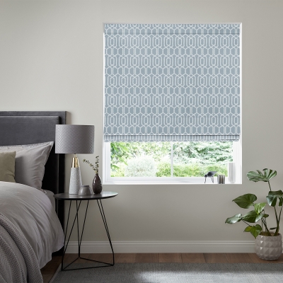 Product photograph of Robben Duckegg Roman Blind from Choice Furniture Superstore