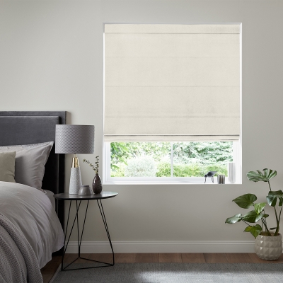 Product photograph of Rudiger Ivory Roman Blind from Choice Furniture Superstore