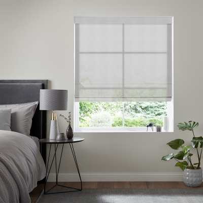 Product photograph of Shilton Silver Roman Blind from Choice Furniture Superstore