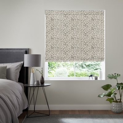 Product photograph of Steer Silver Roman Blind from Choice Furniture Superstore