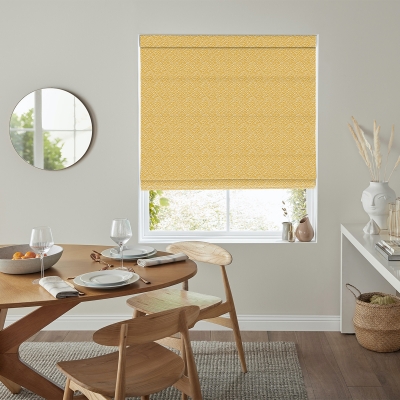Product photograph of Toney Sunflower Roman Blind from Choice Furniture Superstore