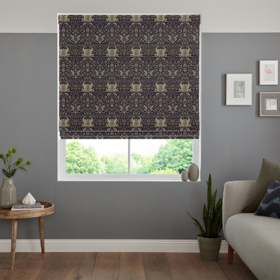 Product photograph of Tosun Plum Roman Blind from Choice Furniture Superstore