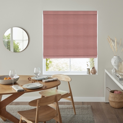Product photograph of Tyson Blush Roman Blind from Choice Furniture Superstore