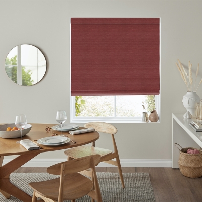 Product photograph of Tyson Cherry Roman Blind from Choice Furniture Superstore