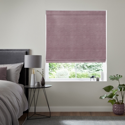 Product photograph of Tyson Plum Roman Blind from Choice Furniture Superstore