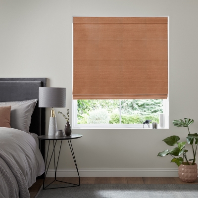 Product photograph of Tyson Rust Roman Blind from Choice Furniture Superstore