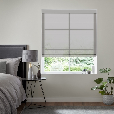 Product photograph of Zaha Fog Roman Blind from Choice Furniture Superstore