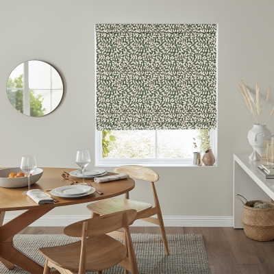 Product photograph of Zakaria Olive Roman Blind from Choice Furniture Superstore