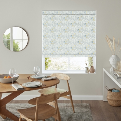 Product photograph of Zouma Silver Roman Blind from Choice Furniture Superstore