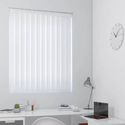 Product photograph of Ava White Vertical Blind from Choice Furniture Superstore