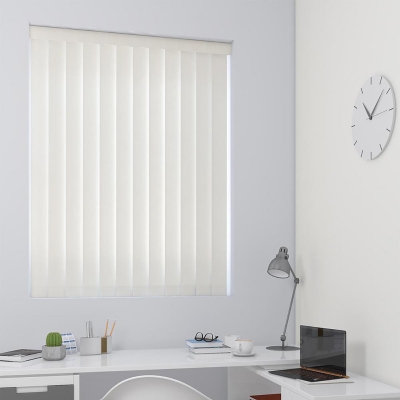 Product photograph of Brooklyn Cream Vertical Blind from Choice Furniture Superstore