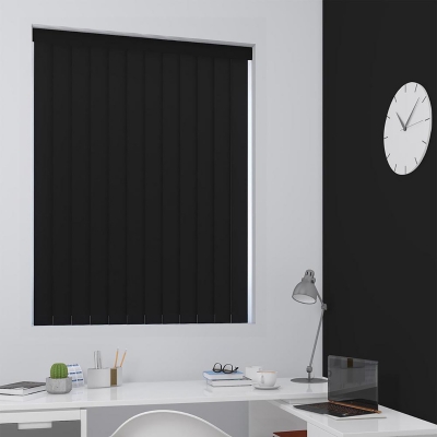 Product photograph of Camila Black Vertical Blind from Choice Furniture Superstore