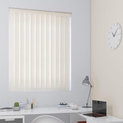 Product photograph of Claire Cream Vertical Blind from Choice Furniture Superstore