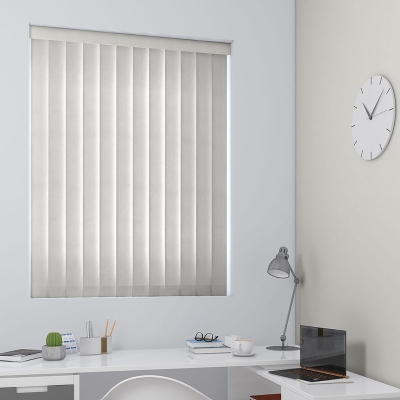 Product photograph of Claire Vapour Vertical Blind from Choice Furniture Superstore