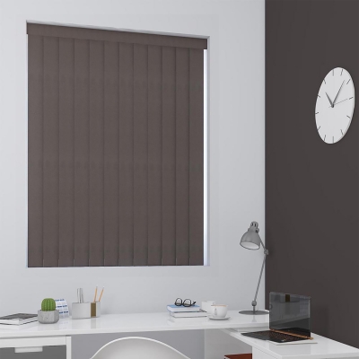 Product photograph of Emma Chocolate Vertical Blind from Choice Furniture Superstore