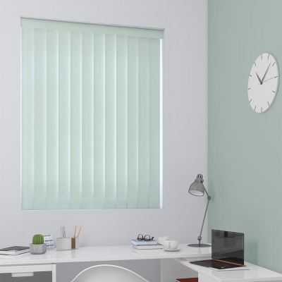 Product photograph of Emma Duck Egg Vertical Blind from Choice Furniture Superstore
