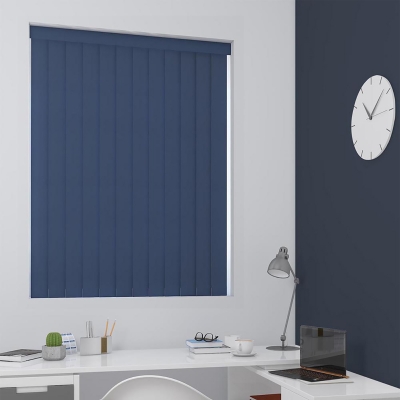 Product photograph of Emma Indigo Vertical Blind from Choice Furniture Superstore