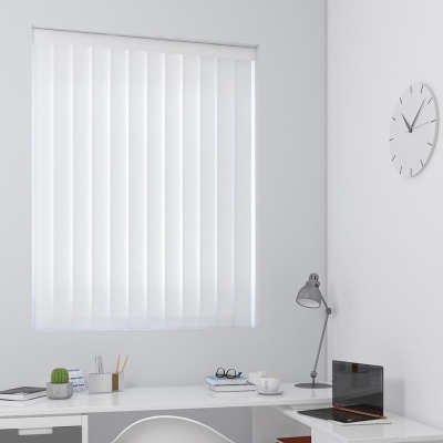 Product photograph of Emma Snow Vertical Blind from Choice Furniture Superstore