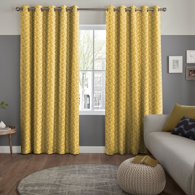 Product photograph of Conte Sunflower Curtain from Choice Furniture Superstore