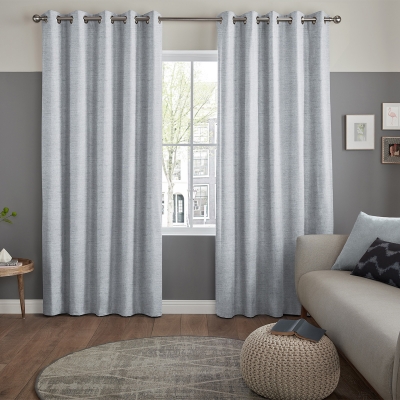Product photograph of Defoe Silver Curtain from Choice Furniture Superstore