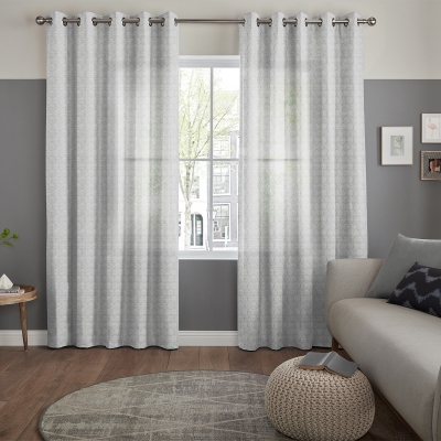 Product photograph of Denver Silver Curtain from Choice Furniture Superstore