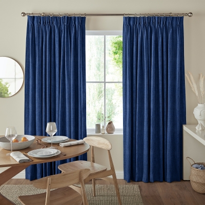 Product photograph of Foden Indigo Curtain from Choice Furniture Superstore