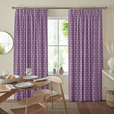 Product photograph of Gosling Aubergine Curtain from Choice Furniture Superstore