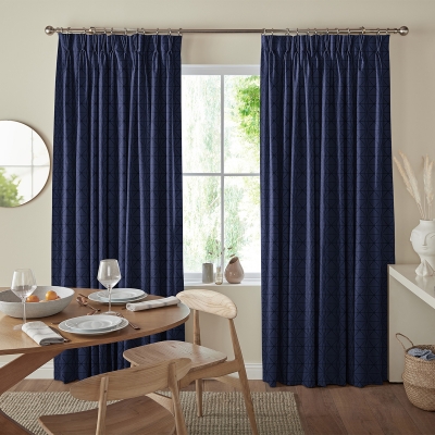 Product photograph of Gosling Indigo Curtain from Choice Furniture Superstore