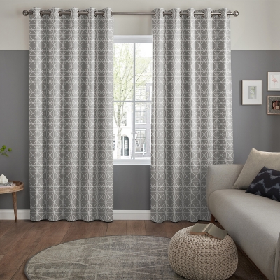 Product photograph of Gosling Silver Curtain from Choice Furniture Superstore