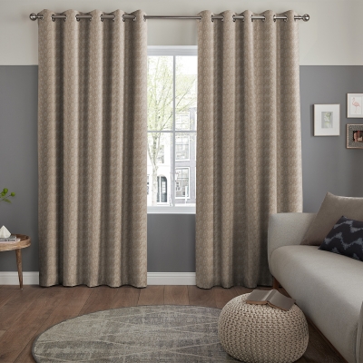 Product photograph of Grant Taupe Curtain from Choice Furniture Superstore