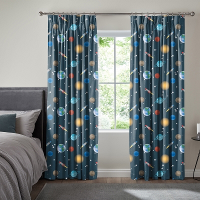 Product photograph of Into Space Multi Curtain from Choice Furniture Superstore