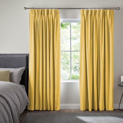 Product photograph of Jenson Buttercup Curtain from Choice Furniture Superstore