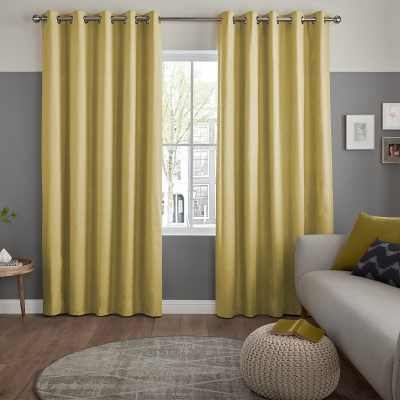 Product photograph of Jenson Sunflower Curtain from Choice Furniture Superstore