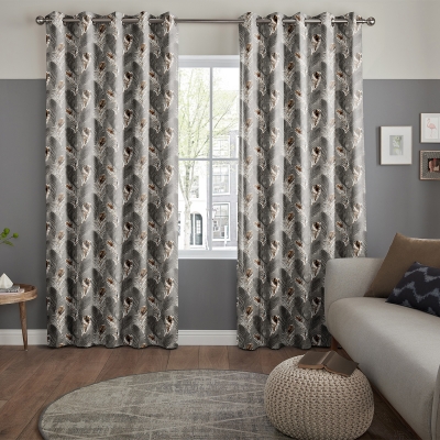 Product photograph of Laimer Rust Curtain from Choice Furniture Superstore