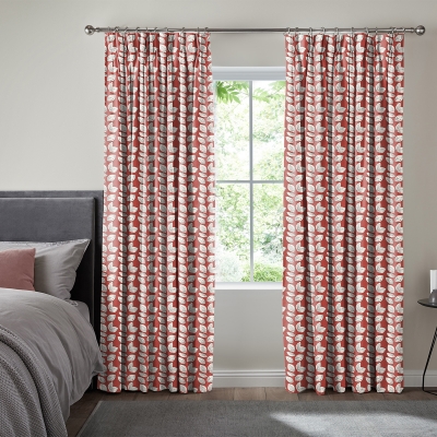 Product photograph of Leno Ruby Curtain from Choice Furniture Superstore