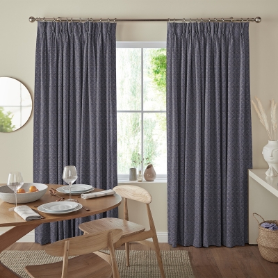 Product photograph of Mata Indigo Curtain from Choice Furniture Superstore