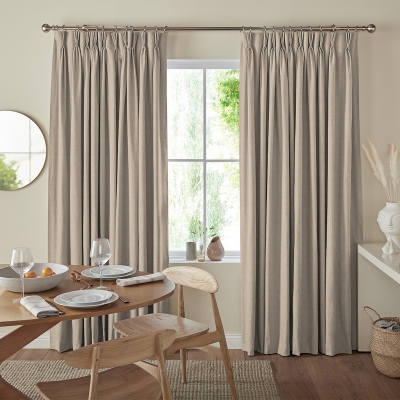 Product photograph of Mata Taupe Curtain from Choice Furniture Superstore
