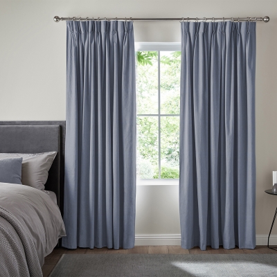 Product photograph of Mina Denim Curtain from Choice Furniture Superstore