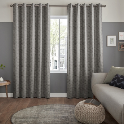 Product photograph of Olise Graphite Curtain from Choice Furniture Superstore