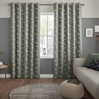 Olivia Olive Curtain