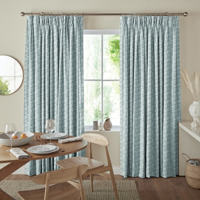 Product photograph of Pavard Duck Egg Curtain from Choice Furniture Superstore