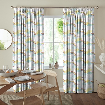 Product photograph of Rainbow Skies Multi Curtain from Choice Furniture Superstore