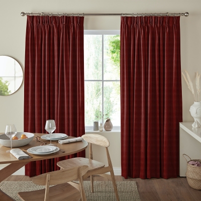 Product photograph of Rudiger Crimson Curtain from Choice Furniture Superstore